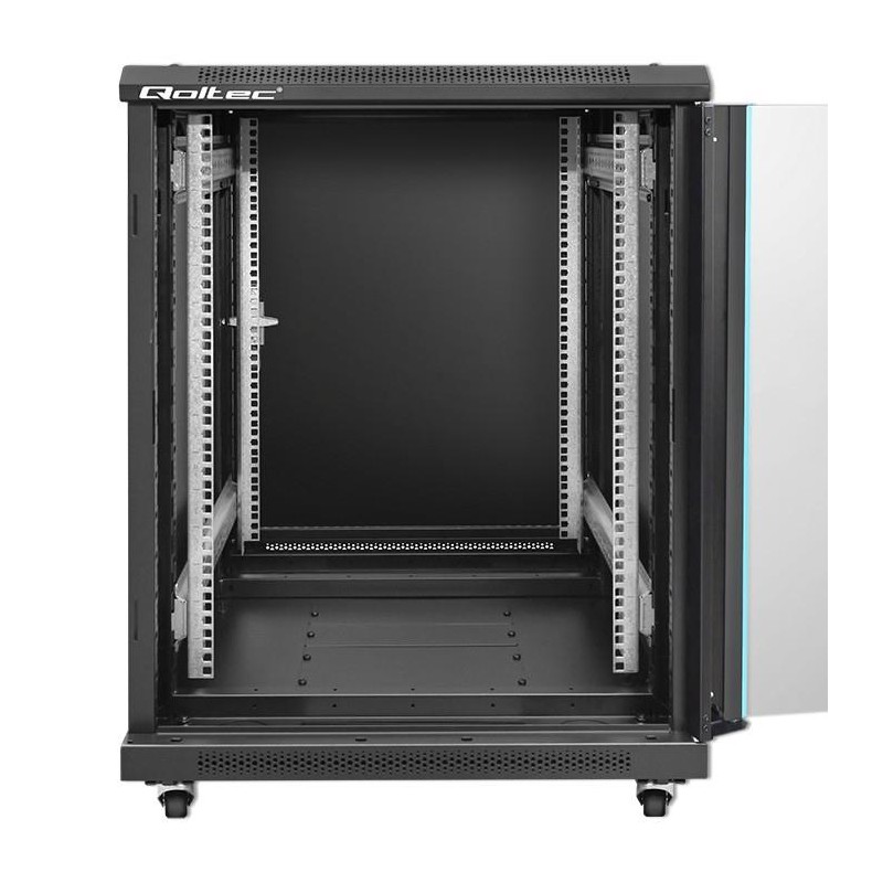 Szafa RACK Qoltec 19" | 15U | 600x600x855 | Stalowa obudowa… | PartsPC.pl