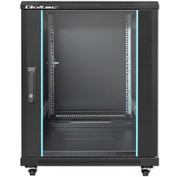 Szafa RACK Qoltec 19" | 15U | 600x600x855 | Stalowa obudowa… | PartsPC.pl