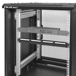 Szafa RACK Qoltec 19" | 15U | 600x600x855 | Perforowane drzw… | PartsPC.pl