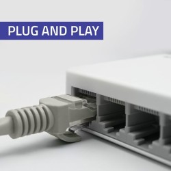 Switch niezarządzalny Qoltec przełącznik sieciowy 8 x port R… | PartsPC.pl