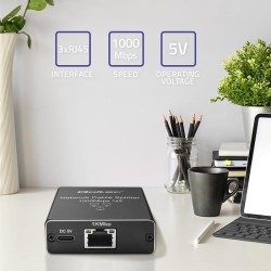 Switch niezarządzalny Qoltec mini rozdzielacz splitter 1x2 p… | PartsPC.pl