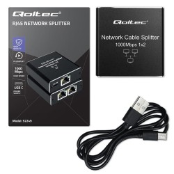 Switch niezarządzalny Qoltec mini rozdzielacz splitter 1x2 p… | PartsPC.pl
