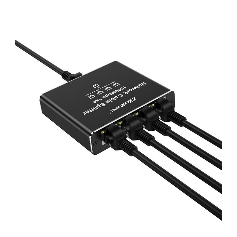 Switch niezarządzalny Qoltec mini rozdzielacz splitter 1x4 p… | PartsPC.pl