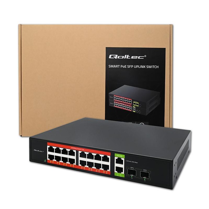 Switch niezarządzalny Qoltec przełącznik sieciowy Gigabit Et… | PartsPC.pl