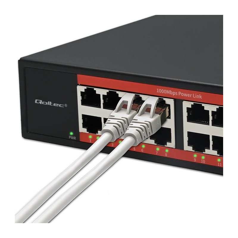 Switch niezarządzalny Qoltec przełącznik sieciowy Gigabit Et… | PartsPC.pl