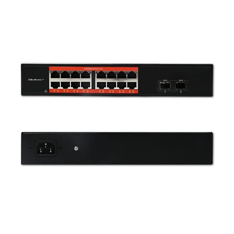 Switch niezarządzalny Qoltec przełącznik sieciowy Gigabit Et… | PartsPC.pl