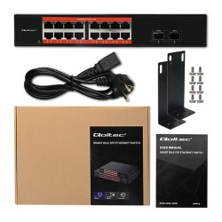 Switch niezarządzalny Qoltec przełącznik sieciowy Gigabit Et… | PartsPC.pl