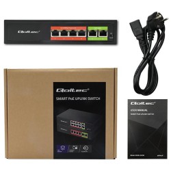 Switch niezarządzalny Qoltec przełącznik sieciowy Fast Ether… | PartsPC.pl