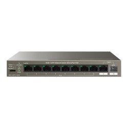 Switch niezarządzalny Tenda TEG1110PF-8-120W 9x1GbE 1xSFP Po… | PartsPC.pl