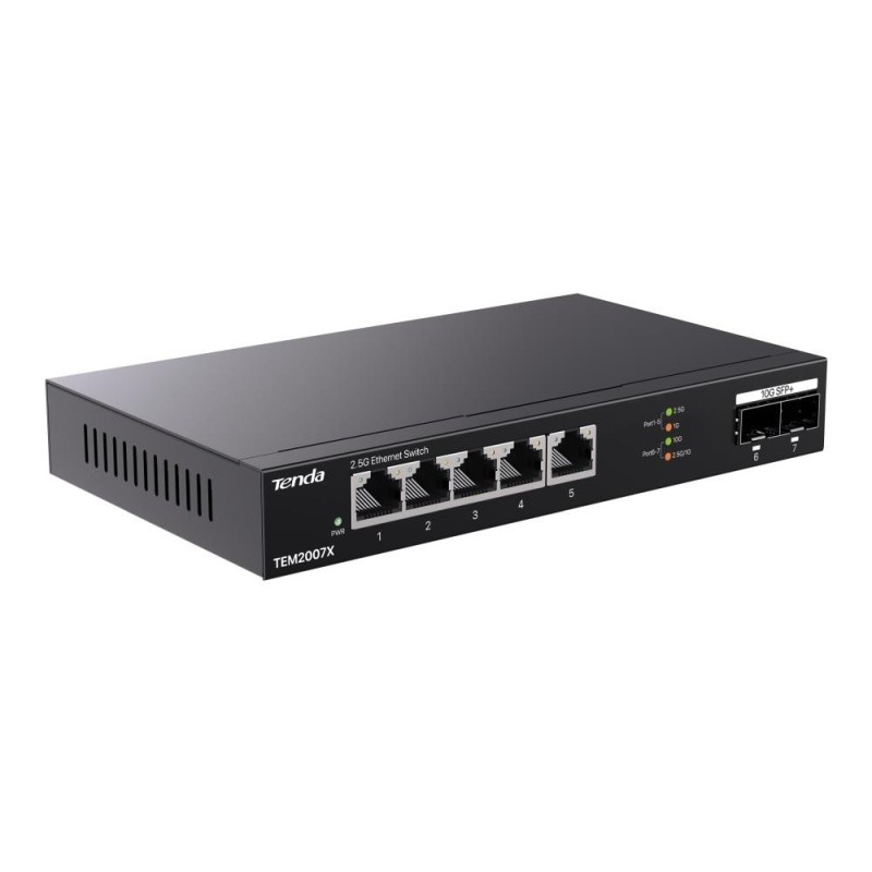 Switch niezarządzalny Tenda TEM2007X 5x2,5GbE 2x10G SFP+ | PartsPC.pl