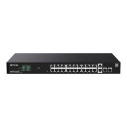 Switch zarządzalny Tenda TEG2228P-24-410W 26x1GbE + 2SFP PoE… | PartsPC.pl
