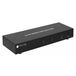 Przełącznik KVM Techly 2-portowy DisplayPort/USB 2x1 Dual Head Video