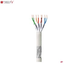 Kabel instalacyjny TechlyPro skrętka Cat6 S/FTP drut, CCA, 3… | PartsPC.pl