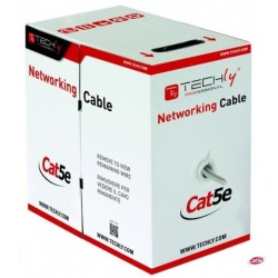 Kabel instalacyjny TechlyPro skrętka Cat5e UTP 4x2 drut CCA … | PartsPC.pl