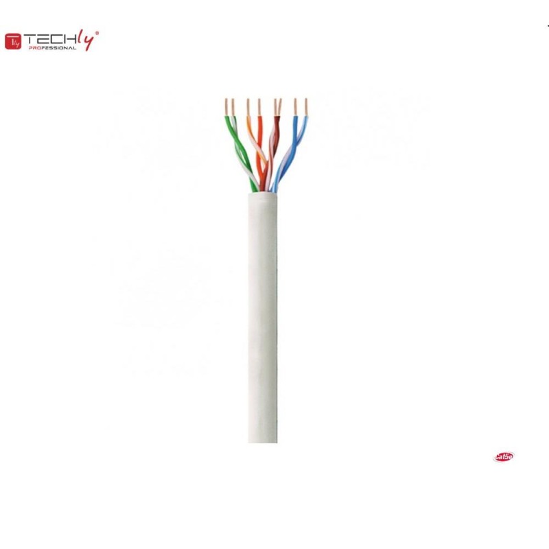 Kabel instalacyjny TechlyPro skrętka Cat5e UTP 4x2 drut CCA … | PartsPC.pl