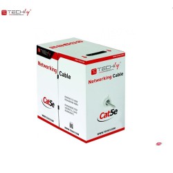 Kabel instalacyjny TechlyPro skrętka Cat5e UTP 4x2 drut CCA … | PartsPC.pl