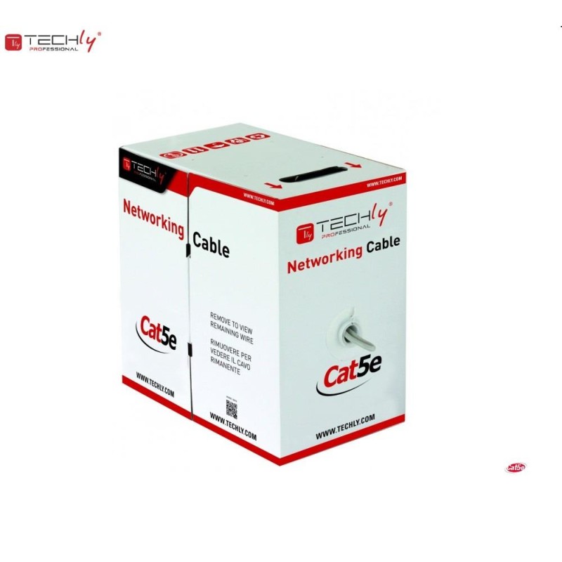 Kabel instalacyjny TechlyPro skrętka Cat5e UTP 4x2 drut CCA … | PartsPC.pl
