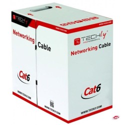 Kabel instalacyjny TechlyPro skrętka Cat6 UTP 4x2 linka CCA … | PartsPC.pl