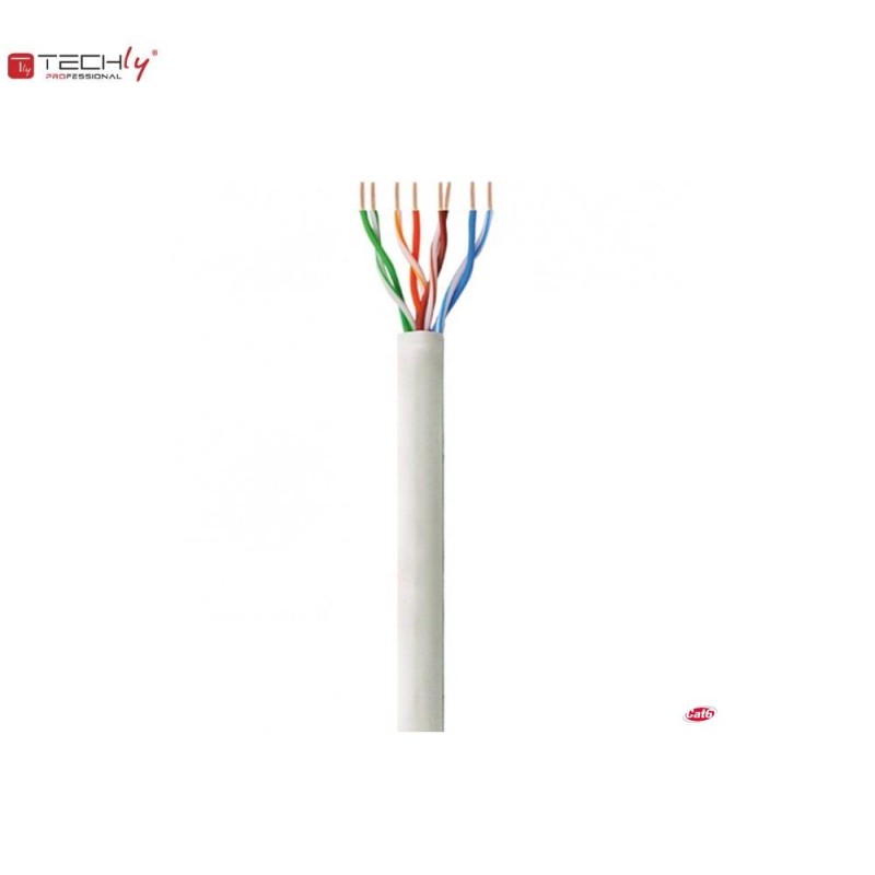 Kabel instalacyjny TechlyPro skrętka Cat6 UTP 4x2 linka CCA … | PartsPC.pl