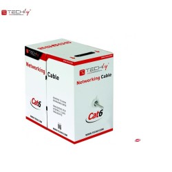 Kabel instalacyjny TechlyPro skrętka Cat6 UTP 4x2 linka CCA … | PartsPC.pl