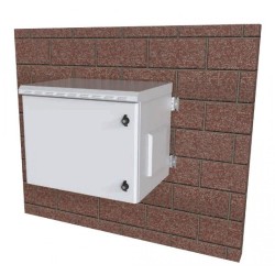 Szafa wisząca TechlyPro 19" 9U/600x450mm zmontowana, szara