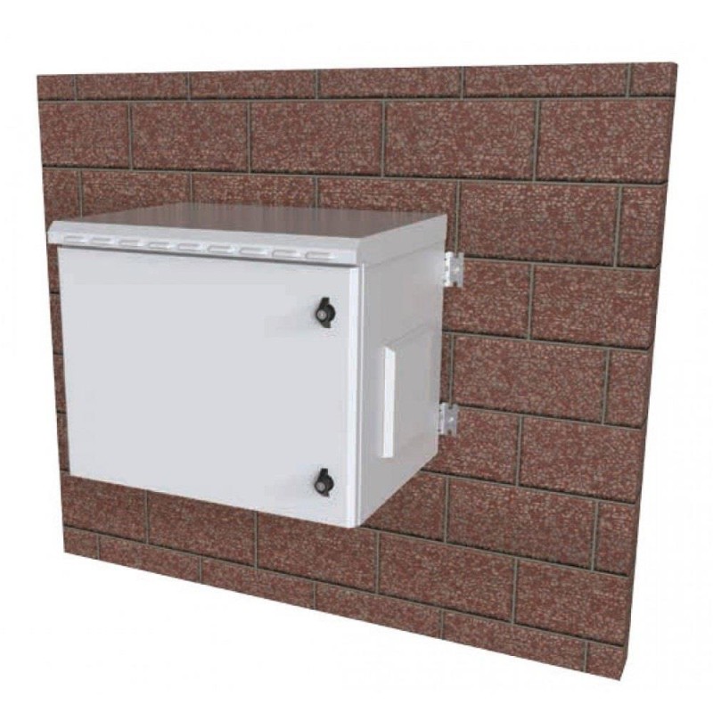Szafa wisząca TechlyPro 19" 9U/600x450mm zmontowana, szara