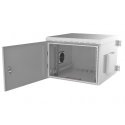 Szafa wisząca TechlyPro 19" 9U/600x450mm zmontowana, szara