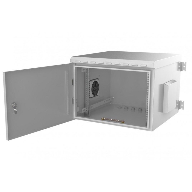 Szafa wisząca TechlyPro 19" 9U/600x450mm zmontowana, szara