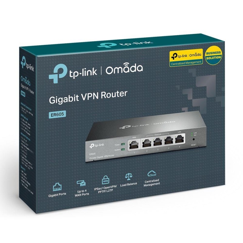 Router TP-Link ER605 (TL-R605) 1000Mbps 1xLAN, 1xWAN, 3xLAN/… | PartsPC.pl
