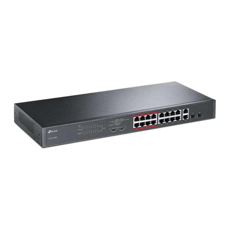 Switch niezarządzalny TP-Link TL-SL1218MP 16x10/100 PoE+ 2x100/1000