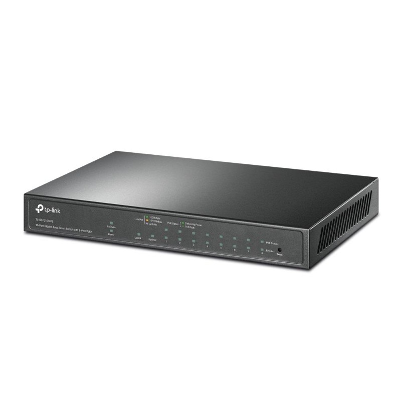 Switch zarządzalny TP-Link TL-SG1210MPE Easy Smart 9x10/100/1000 (8xPoE+),