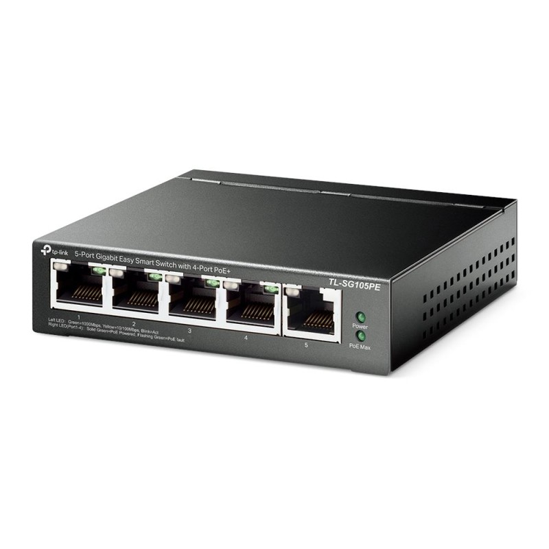 Switch zarządzalny TP-Link TL-SG105PE Easy Smart 5x10/100/10… | PartsPC.pl