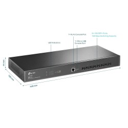 Switch zarządzalny TP-Link TL-SX3008F JetStream L2+ 8x10Gb S… | PartsPC.pl