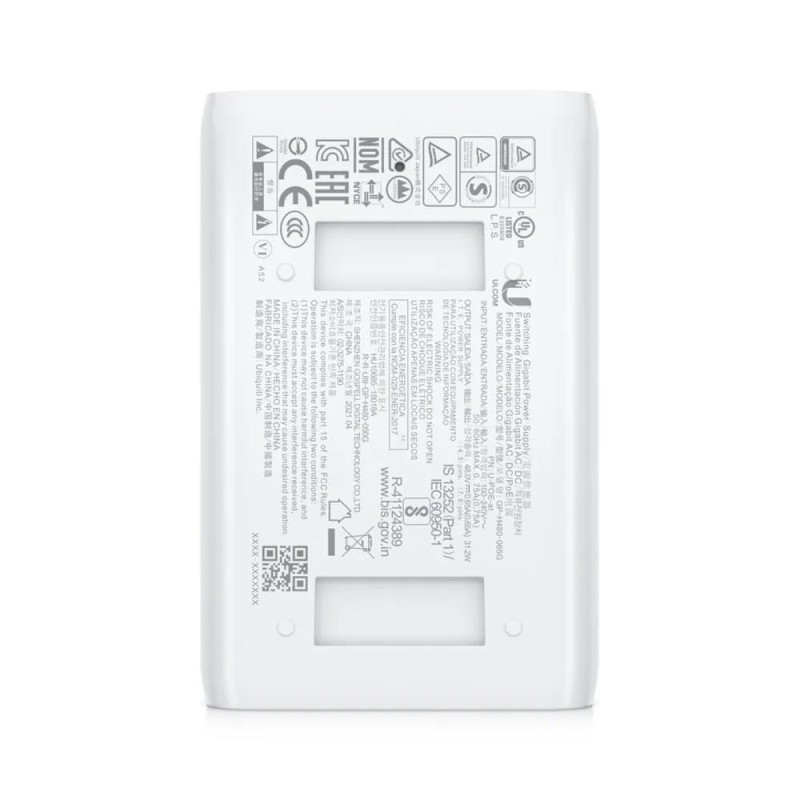 Zasilacz UBIQUITI U-POE-AT-EU PoE+ 30W 48V 0,65A Gigabit | PartsPC.pl