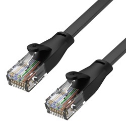 Patchcord UNITEK C1812GBK Cat.6 Płaski, UTP, RJ45, 5m | PartsPC.pl