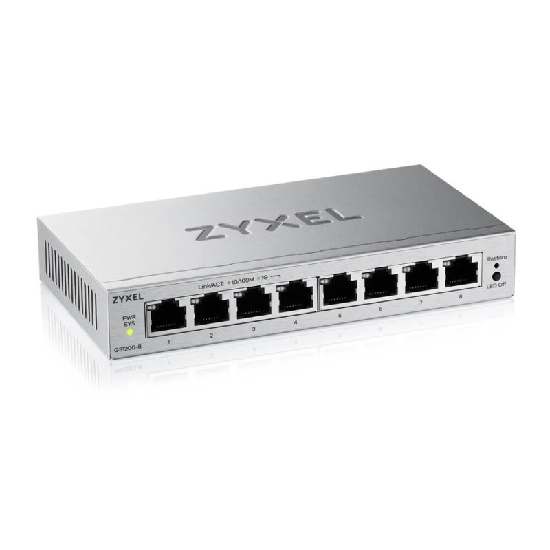 Zyxel GS1200-8V3-EU0101F 8-portowy switch gigabitowy zarządz… | PartsPC.pl