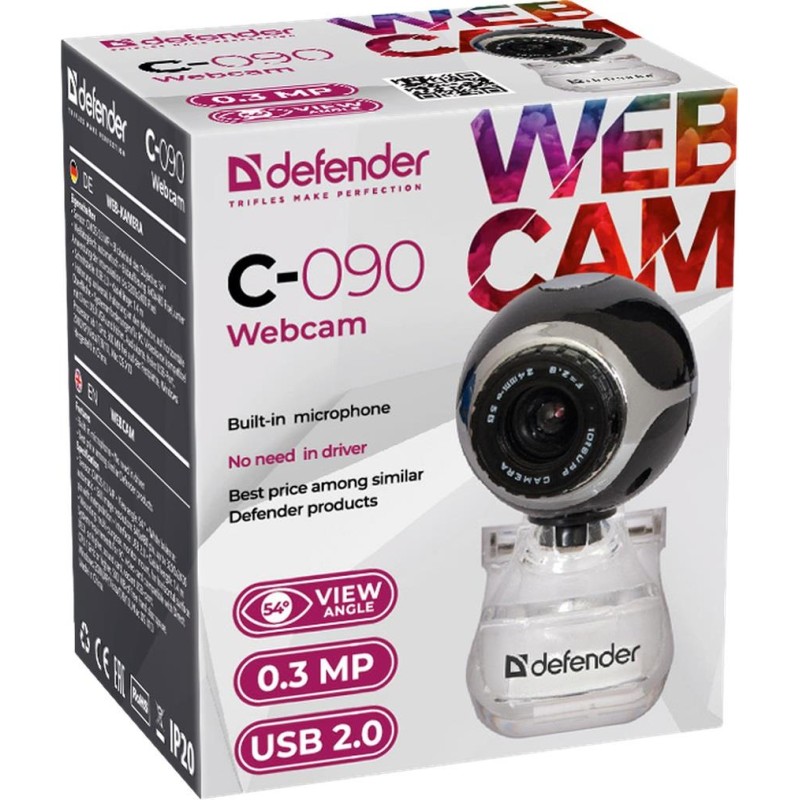 Kamera internetowa Defender C-090 0.3 MP | PartsPC.pl