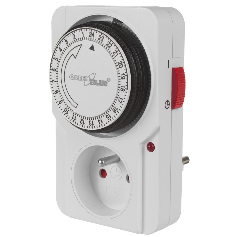 Włącznik czasowy timer mechaniczny GreenBlue GB360 E, ... | PartsPC.pl