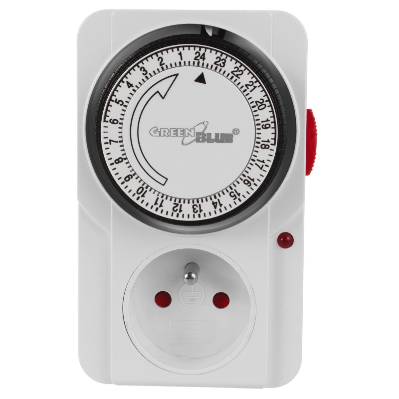 Włącznik czasowy timer mechaniczny GreenBlue GB360 E, ... | PartsPC.pl