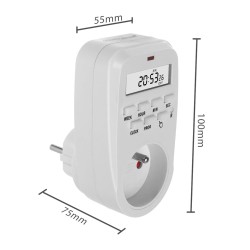 Włącznik czasowy timer cyfrowy GreenBlue GB362 E, max.... | PartsPC.pl