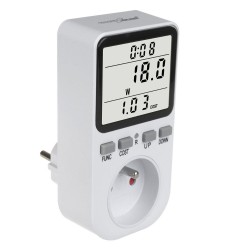 Miernik energii GreenBlue GB364 E, watomierz, typ E, 220-240V AC, 50Hz,