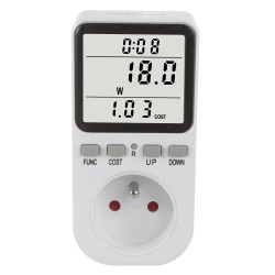 Miernik energii GreenBlue GB364 E, watomierz, typ E, 220-240V AC, 50Hz,
