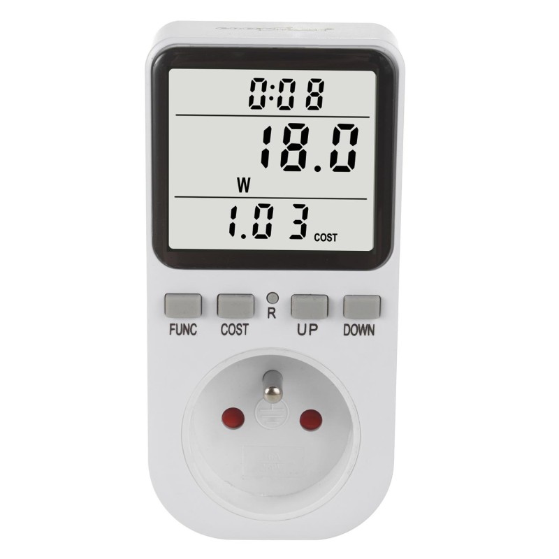Miernik energii GreenBlue GB364 E, watomierz, typ E, 220-240V AC, 50Hz,