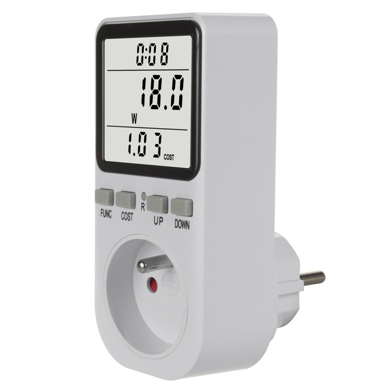 Miernik energii GreenBlue GB364 E, watomierz, typ E, 220-240V AC, 50Hz,