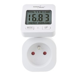 Miernik energii GreenBlue, watomierz, 16A, max. 3680W,... | PartsPC.pl