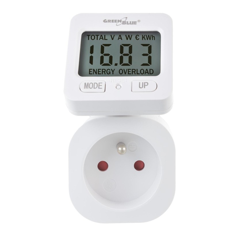 Miernik energii GreenBlue, watomierz, 16A, max. 3680W,... | PartsPC.pl