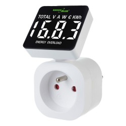 Miernik energii GreenBlue, watomierz, 16A, max. 3680W,... | PartsPC.pl