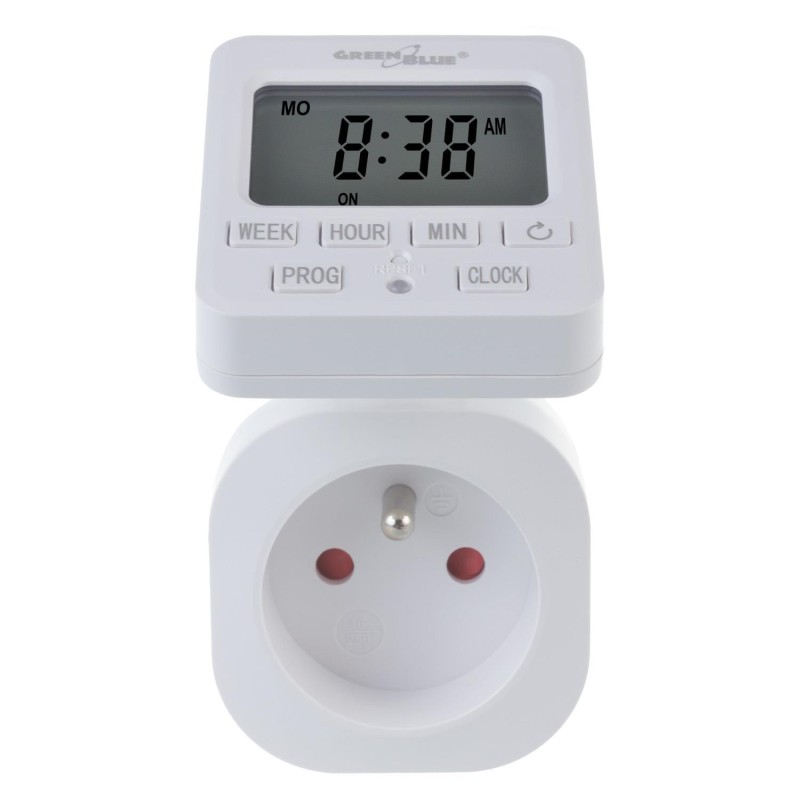 Włącznik czasowy - timer cyfrowy GreenBlue, max. obcią... | PartsPC.pl
