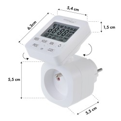 Włącznik czasowy - timer cyfrowy GreenBlue, max. obcią... | PartsPC.pl
