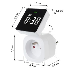Włącznik czasowy - timer cyfrowy GreenBlue, max. obciążenie … | PartsPC.pl